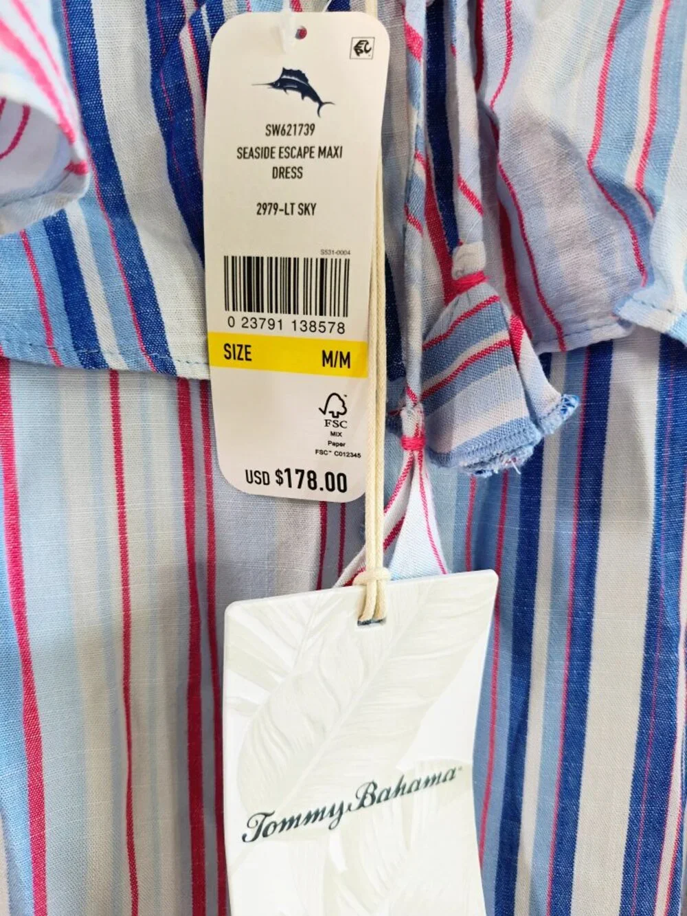 TOMMY BAHAMA Seaside Escape Maxi Dress - Picture 12 of 12